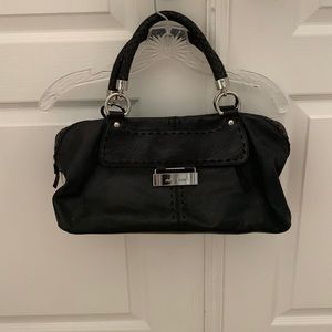 Charles David Handbag Black Leather